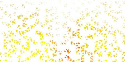 Light yellow vector pattern with abstract shapes.