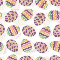 Easter egg seamless pattern vector