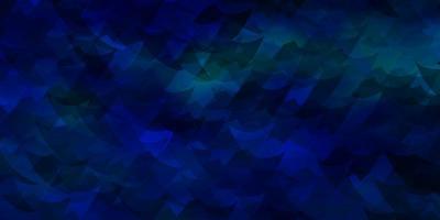 Dark BLUE vector pattern with polygonal style.