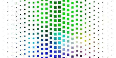 Light Multicolor vector template in rectangles.