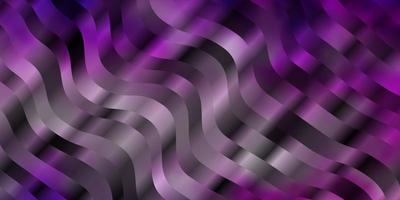 Light Purple vector background with bent lines.