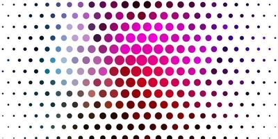 Light Multicolor vector backdrop with dots.