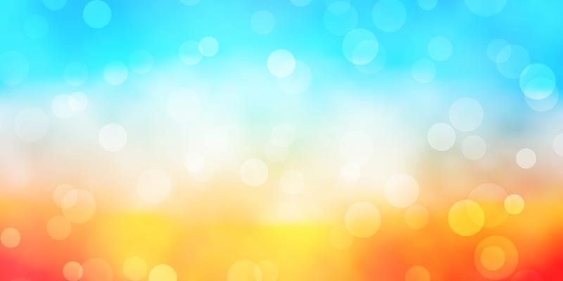 Light Blue, Yellow vector template with circles.