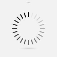 Loading symbol. Abstract spinner icon for web page design. Vector.