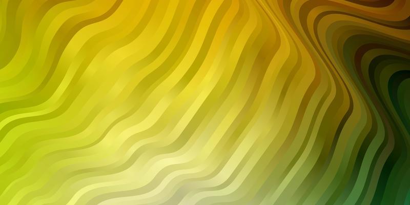 Light Green, Yellow vector texture with wry lines.