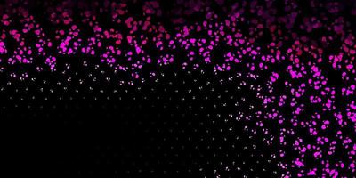 Dark pink vector backdrop with chaotic shapes.