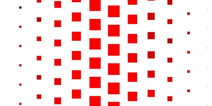 patrón de vector rojo claro en estilo cuadrado.