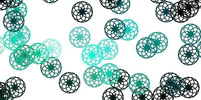 Light Green vector layout with circle shapes.