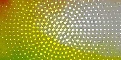 Light Green, Red vector pattern with abstract stars.