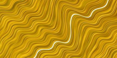 Dark Yellow vector layout with curves.