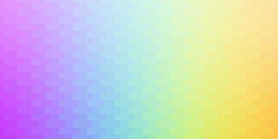Light Multicolor vector background with rectangles.