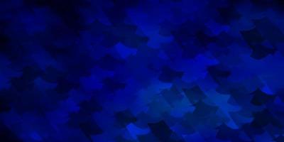 Dark BLUE vector texture in rectangular style.