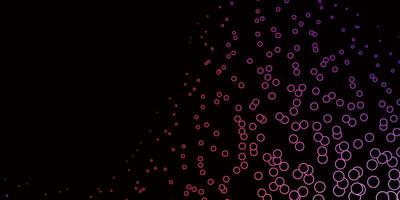 Dark Pink, Red vector backdrop with circles.