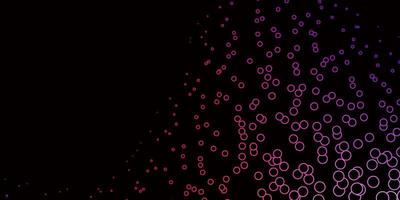 Dark Pink, Red vector backdrop with circles.