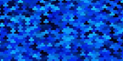 Dark BLUE vector pattern in square style.