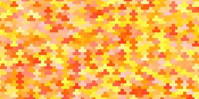 Light Red, Yellow vector background in polygonal style.