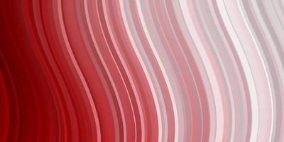 Light Red vector backdrop with curves.