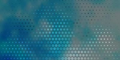 Light BLUE vector background with spots.