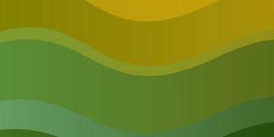 Light Green, Yellow vector texture with wry lines.