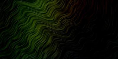 Dark Multicolor vector pattern with wry lines.