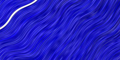 textura de vector azul oscuro con líneas torcidas.