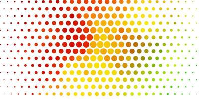 Light Green, Yellow vector template with circles