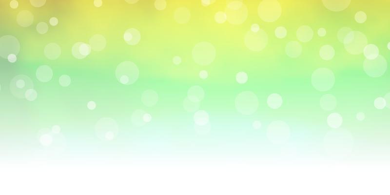 Light Blue, Yellow vector layout with circles.