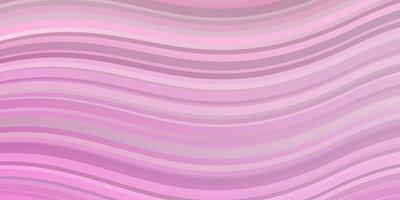 Light Pink vector pattern with wry lines.