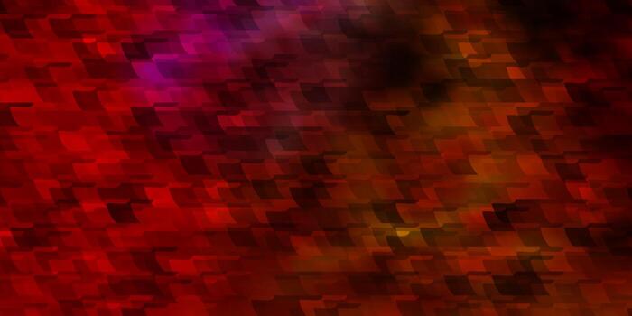 Light Red, Yellow vector texture in rectangular style.