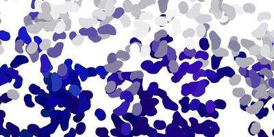 Light gray vector background with random forms.