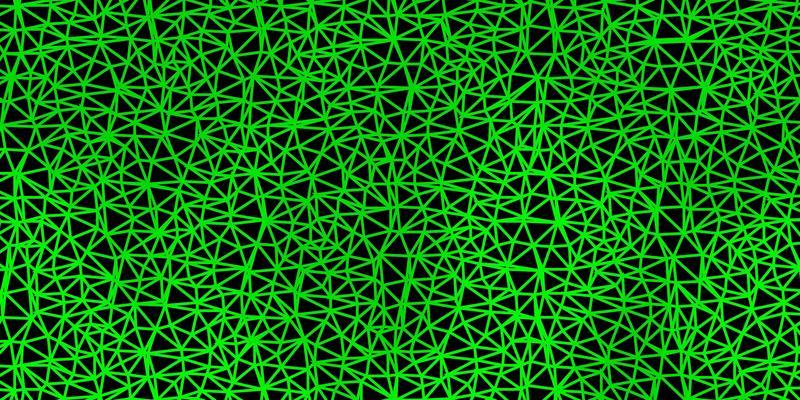 Dark green vector gradient polygon design.