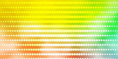 Light Green, Red vector background with circles.