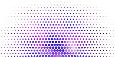 Light Multicolor vector backdrop with dots.