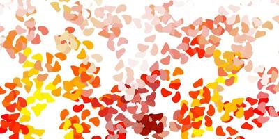 Light orange vector backdrop with chaotic shapes.