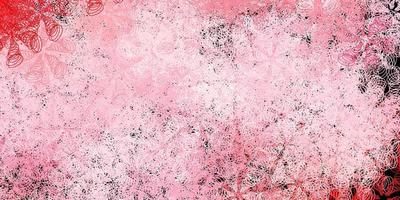 Dark red vector background with bubbles.