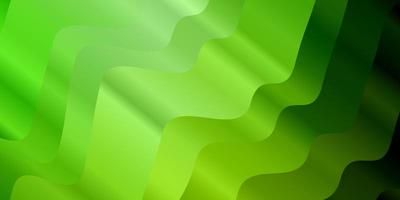 Light Green vector template with curves.