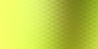 textura de vector verde claro, amarillo en estilo rectangular.