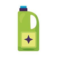 disinfectant plastic bottle product vector