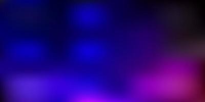 Dark blue, red vector gradient blur pattern.