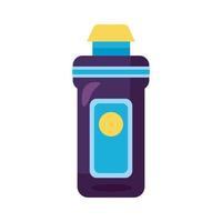 disinfectant plastic bottle product vector