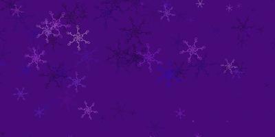 Light Purple vector background with bent lines.