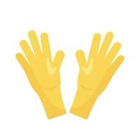 rubber gloves icon vector