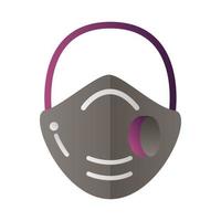 protective face mask icon vector