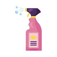 disinfectant spray bottle product vector