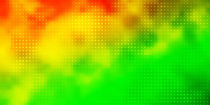 Light Green, Yellow vector texture with disks.