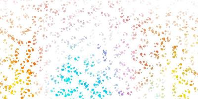 Light blue, yellow vector template with abstract forms.