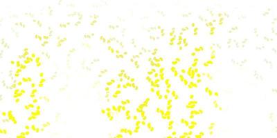 Light yellow vector pattern with abstract shapes.