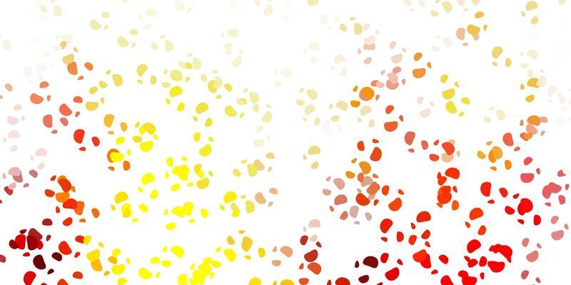 Light orange vector backdrop with chaotic shapes.