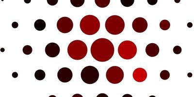 Light Red vector pattern with spheres.