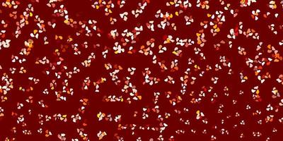 Light orange vector background with random forms.
